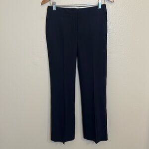 J. Crew Navy Pinstripes City Fit Wool Trouser Pants